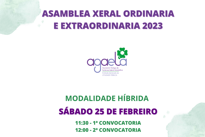Asamblea Xeral Ordinaria e Extraordinaria de AGAELA 2023