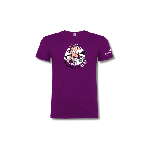 Camiseta morada Sachando na ELA - Davila