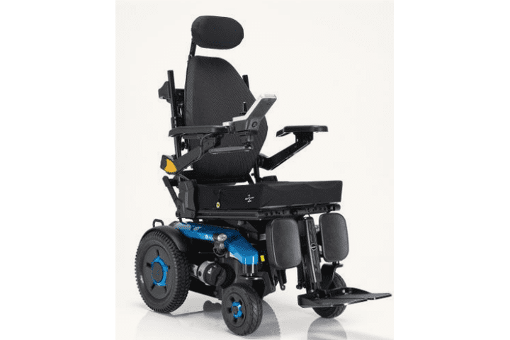 Cadeira eléctrica basculante con control cefálico